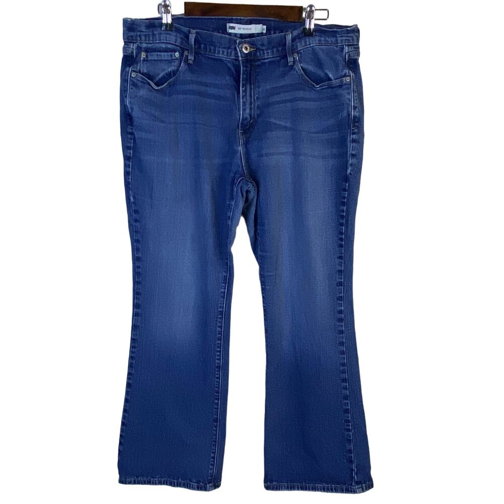Levi's 515 Bootcut Jeans Women's 16 Blue Mid Rise Medium Wash Classic Capsule‎